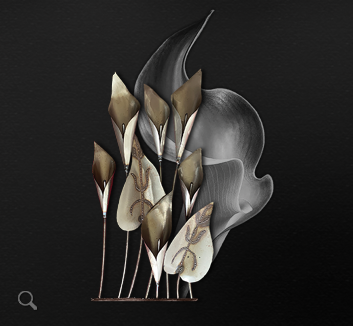Blossoming Soul mixed-media artwork by Ann Generlich